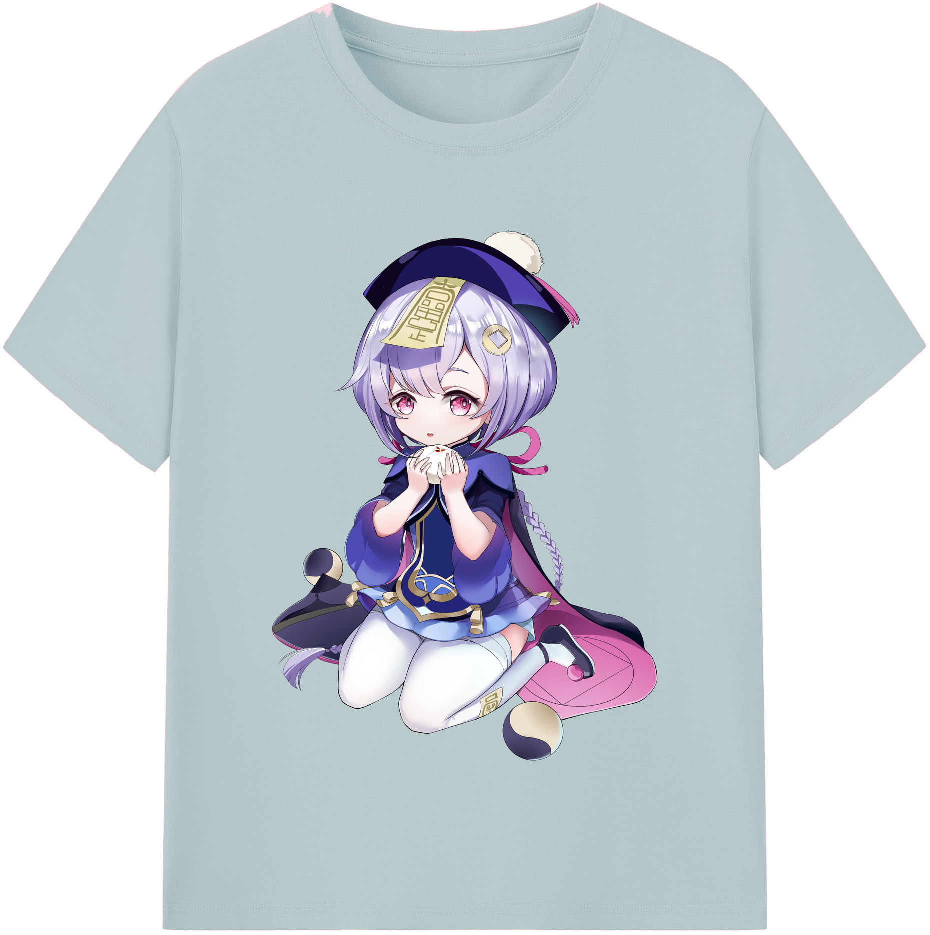 げんし神 七七 なな  genshin Nana 綿100％半袖Tシャツ（フロントプリント）